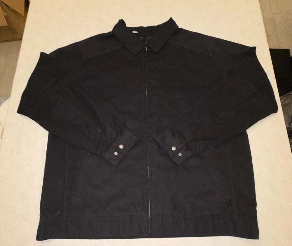 Cutter & Buck Men's Lightweight Zip-Up Utility Jacket Black